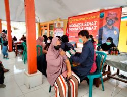 Binda Jatim-Dinkes Kab. Probolinggo Terus Gencarkan Vaksinasi Covid-19 ke Desa-desa