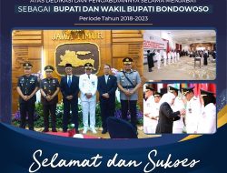 Pemkab Bondowoso Mengucapkan Terima Kasih atas Pengabdian Drs, KH Salwa Arifin  dan H. Irwan Bachtiar Rachmat S.E., M.Si. sebagai Bupati dan Wakil Bupati Bondowoso