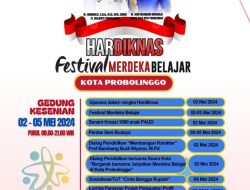 Jadwal Kegiatan Festival Merdeka Belajar Hardiknas Kota Probolinggo 2024, Catat Tanggalnya