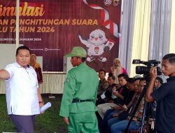 150 Orang Ikuti Simulasi Pemungutan Suara di TPS Kebonagung Probolinggo