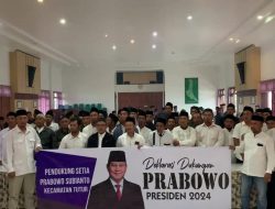 Ratusan Masyarakat Lereng Bromo Pasuruan  Doakan Prabowo Presiden 2024