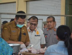 Hari Ke-15 Ramadan, Pj Bupati Bondowoso Sidak Pasar dan Agen Gas Melon