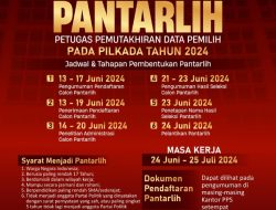 KPU Bondowoso Buka Pendaftaran Pantarlih