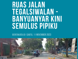 Jalan Jeglongan Sewu Banyuanyar Kini Mulus dan Kinclong