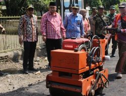 Plt Bupati, Ketua DPRD, Sekda Cek Perbaikan Jalan