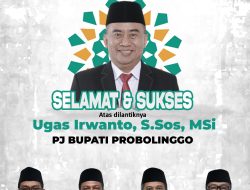 Pimpinan DPRD Kabupaten Probolinggo Mengucapkan Selamat & Sukses Atas Dilantiknya Ugas Irwanto sebagai Pj Bupati Probolinggo