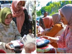Nunung dan Rita Bagikan Paket Olahan Daging Kurban, Gerakan Bus Patas Tumpas Kemiskinan Ekstrem