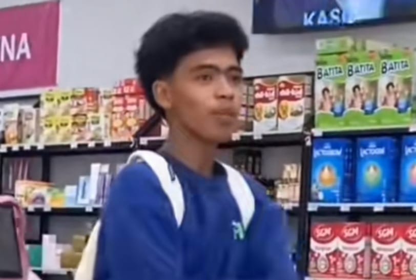 Tangkapan layar dari video Tiktok pemuda yang ngaku Tiktoker.