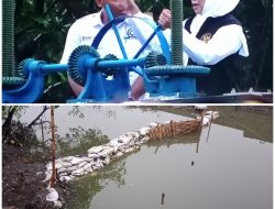 Khofifah Resmikan Bangunan Pencegah Banjir Rob Kalibuntu