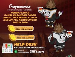 KPU Kabupaten Probolinggo Buka Pendaftaran Pasangan Calon Bupati dan Wakil Bupati Probolinggo 2024