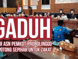 Gaduh Gaji ASN Pemkot Probolinggo Dipotong untuk Zakat, Dewan Ingatkan Jangan Sampai Digunakan untuk Kepentingan Politik