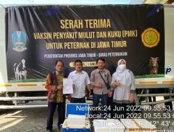 Alhamdulillah, Kabupaten Probolinggo Terima 9000 Dosis Vaksin PMK