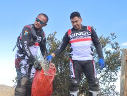Banyak Sampah yang Ditinggalkan Wisatawan di Bromo