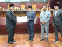 DPRD Serahkan Rekomendasi LKPj, Janji Ditindaklanjuti