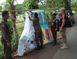 500 Banner Ditertibkan Satpol PP Kabupaten Probolinggo