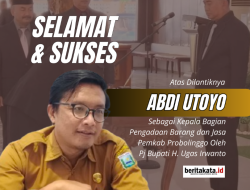 Abdi Utoyo Dilantik Sebagai Kabag Pengadaan Pemkab Probolinggo