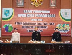 Paripurna Istimewa, DPRD Gelar Peringatan Hari Jadi Kota Probolinggo Ke-665