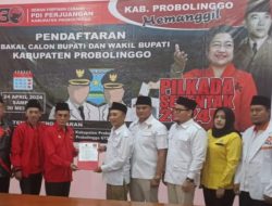 Koalisi Raksasa Daftarkan Gus Haris ke PDIP Sebagai Calon Bupati Probolinggo