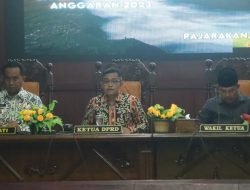 Gelar Paripurna Penyampaian Penetapan Perubahan 16 Propem Perda