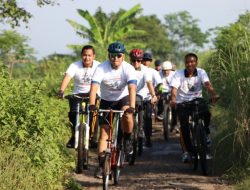 Polres Probolinggo Gelar Fun Bike HUT Bhayangkara, Diapresiasi Elemen Masyarakat