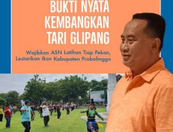 Bukti Nyata Kembangkan Tari Glipang, ASN Wajib Latihan Tiap Pekan