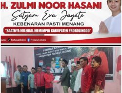 Zulmi dan Lora Fahmi Daftar Calon Bupati Probolinggo ke PDIP