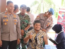Polres Probolinggo Gelar Gebyar Vaksinasi Booster-Jumat Curhat
