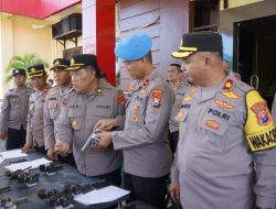 Senjata Api Polisi Diperiksa