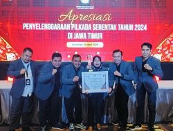 KPU Kota Probolinggo Raih Terbaik Ketiga se-Jatim Tahapan Pengelolaan Pencalonan Pilkada