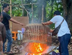 Polisi di Kota Malang Bakar Arena Diduga Untuk Judi Sabung Ayam