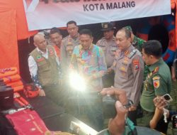 Mitigasi Banjir di Kota Malang, Personel Eks Brimob Disiagakan di Posko Tanggap Bencana