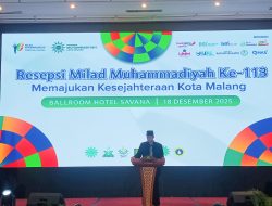 Milad Ke-113 Muhammadiyah, PDM Kota Malang dan Pemkot Perkuat Sinergi untuk Kesejahteraan Warga