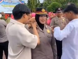 Iptu Vita Naik Pangkat, Kapolres Probolinggo Lepas Polisi Pensiun Naik Becak