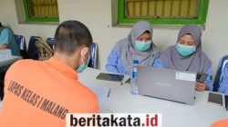 Lapas Kelas I Malang Gelar VCT Mobile dan Cek Kesehatan bagi 155 Warga Binaan