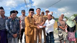 Bupati Pamekasan Apresiasi Gotong Royong Warga, Jalan Swadaya di Waru Mulai Bisa Dilalui