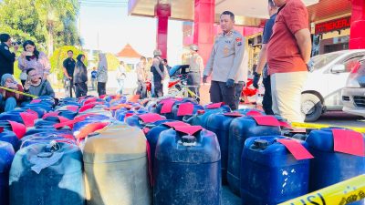 Polres Probolinggo Ringkus Tujuh Penimbun BBM Subsidi, Begini Modusnya