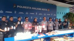 Polresta Malang Kota Amankan 39 Tersangka Narkoba dan Sita Barang Bukti Skala Besar