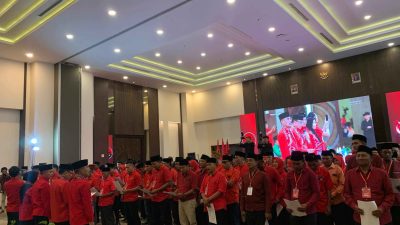 Pelantikan Serentak PAC, DPC PDI Perjuangan Pamekasan Targetkan Perwakilan DPR di Setiap Dapil