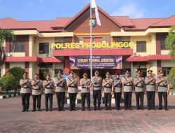 7 Pejabat Polres Probolinggo Jalani Sertijab