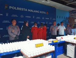 Polresta Malang Kota Ungkap Tiga Kasus Narkoba Menonjol, Sita 2 Kilogram Sabu dan Ratusan Ribu Pil Double L