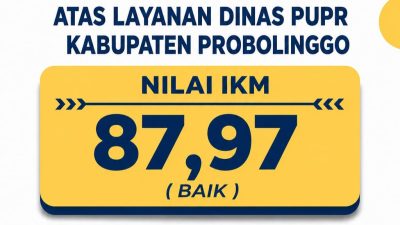 Indeks Kepuasan Masyarakat Terhadap Dinas PUPR Kabupaten Probolinggo Capai 87,97