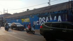 Aremania Utas Sayangkan Perubahan Mural Malang The Glory Land, Panitia Festival Mbois 11 Cat Tembok Jadi Biru