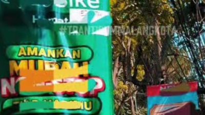 Ikut Ditertibkan Satpol PP, Grab di Malang Bantah Reklamenya Tak Berizin