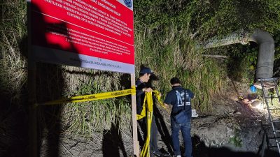 Pipa Limbah Perusahaan Disegel KLH/BPLH, Cemari Sungai Porong Mojokerto
