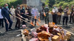 Kejari Kabupaten Probolinggo Musnahkan BB Inkracht, 1,3 Kg Sabu hingga Airsoft Gun