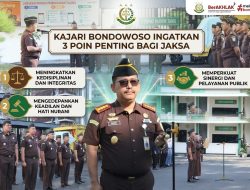 Kajari Bondowoso Ingatkan 3 Poin Penting bagi Jaksa