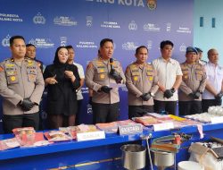 Satresnarkoba Polresta Malang Kota Ungkap 119 Kasus Narkotika dan Okerbaya, Puluhan Ribu Jiwa Terselamatkan