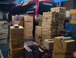 Bea Cukai Malang Gagalkan Pengiriman Jutaan Batang Rokok Ilegal, Tiga Kendaraan Diamankan di Kabupaten Malang