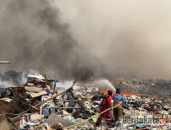 Kebakaran Landa TPA Supit Urang Kota Malang