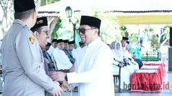 Sekda Bondowoso Pimpin Apel Hari Santri Nasional 2026 di Alun-Alun Raden Bagus Asra